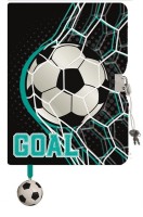 Plyšový zápisník se zámkem - Goal
