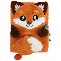 Plyšový zápisník se zámkem - Foxy