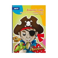 Omalovánky A4 se samolepkami - Zábavné tváře - 5301254