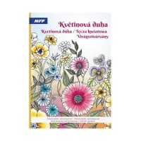 Antistresové omalovánky A4 - Květinová duha - 5301244