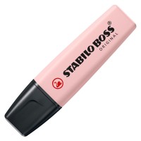 Zvýrazňovač STABILO BOSS ORIGINAL NatureCOLORS - Wildflowers edition - 1 ks - růžová