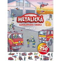 Metalická samolepková knížka - Hasiči - 4707-8