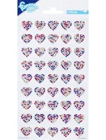 Samolepící kamínky - Srdíčka - Z100801