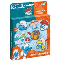 Diamantové malování - magnety - Šmoulové - T750128