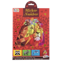 Papírová intarzie - Lev - 100082L