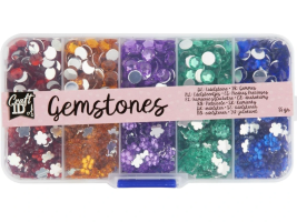 Dekorační kamínky - Kytičky - CR1200/GEK