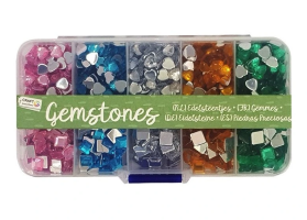 Dekorační kamínky - Srdíčka - CR1200/GES