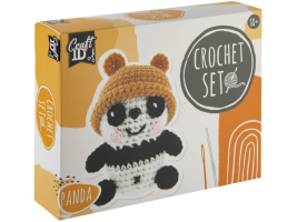 Sada na háčkování - Panda - 9 x 8 x13 cm - CR1703/GE