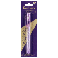 Tajné pero s neviditelným inkoustem a UV světlem - na baterie - 00861569
