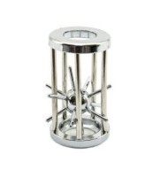 Hlavolam ježek v kleci kovový 4 x 7 cm - 00311858