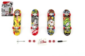 Prstový skateboard - 10 cm - s doplňky - 00312254