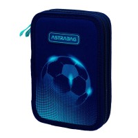 Dvoupatrový penál ASTRABAG - Football light - prázdný - 503025024
