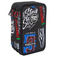 Třípatrový vybavený penál JUMPER 3 - Big City - F067673