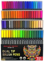 Štětcové fixy Duo - 72 ks - PK5-33