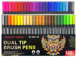 Štětcové fixy Duo - 48 ks - PK5-32