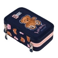 Třípatrový vybavený penál - Teddy Bear