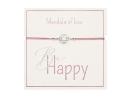 Gifty - Náramek pro štěstí - Mandala of Love - stříbrný - 1042775