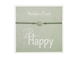 Gifty - Náramek pro štěstí - Mandala of Luck - stříbrný - 1042776