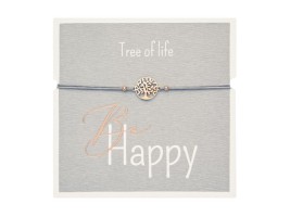 Gifty - Náramek pro štěstí - Tree of Life - růž. zlatý - 1042777