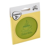 Gifty - Podtácky s hláškou - Čaj - 2 ks - 1042602