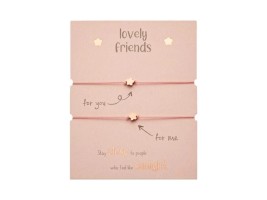 Gifty - Lovely Friends náramek - Flower - růž. zlatý - 1042797