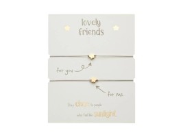 Gifty - Lovely Friends náramek - Flower - zlatý - 1042800
