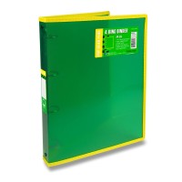 Pořadač Pop Gear Plus A4 - 4 kroužky - zelená - 1303/2188700