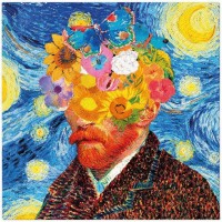 Ubrousky PAW L - Van Goghs Floral Dream - SDL153100