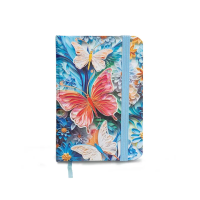 Zápisník s barevnou ořízkou 7,5 x 10,5 cm - 1404-0003