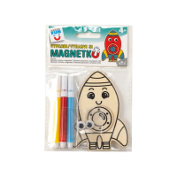 Kreativní tvoření - vybarvi si magnetku - Raketa - 1926-0013