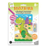 Kreativní tvoření - mozaika z barevných kamínků - Dinosaurus - 1935-0003
