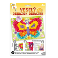 Kreativní tvoření - veselý obrázek - Motýl - 1932-0002