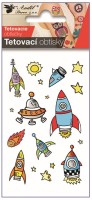 Tetovací obtisky - vesmír - 10,5 x 6 cm - 16064