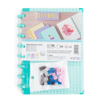 Blok A5 Brick - modrý - 3-40226