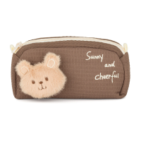 Pouzdro etue OxyKids - plyšový mědvěd - hnědý - 6-65626