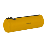 Pouzdro etue PU kulatá - VERDE hořčice - 6-62326