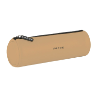 Pouzdro etue PU kulatá - VERDE mocca - 6-62426