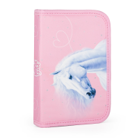 Jednopatrový školní penál - Kůň Romantic - 7-89126