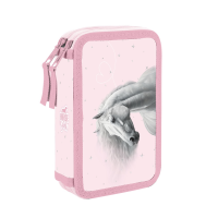 Dvoupatrový školní penál - Kůň romantic - 8-53226

