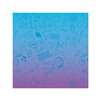 Ubrus do výtvarné výchovy - OMBRE girl - 7-50226






