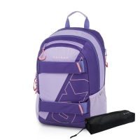 Studentský batoh + etue OXY Sport - Half Violet - 6-73326E









