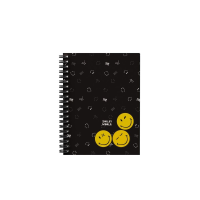 Twin wire blok A5 PP - Smiley World - 8-84926