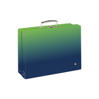 Kufřík lamino hranatý A4 OXY NEXT - Ombre Green - 6-09826