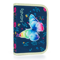 Jednopatrový školní penál - Motýl 2 - 9-52123