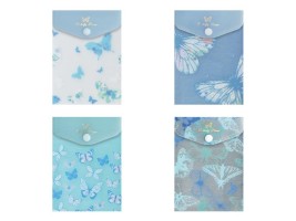 Desky s drukem A6 - Motýli - modrá - 5371342