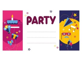 Pozvánka P027 - 10 ks - 190 x 100 mm - 1240895