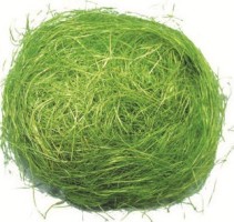 Dekorační sisal - zelená - 30 g - 2419