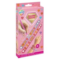 Diamantové náramky - růžové - 260006R