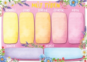 Týdenní plánovač A4 - Barevný - 
BBL02-5







