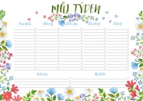 Týdenní plánovač A4 - Luční - 
BBL02-1
















